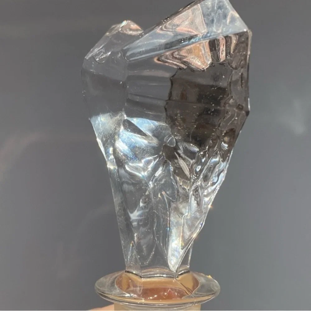 Mikasa Austrian Crystal Glass Heart Shaped Wine Stopper NIB